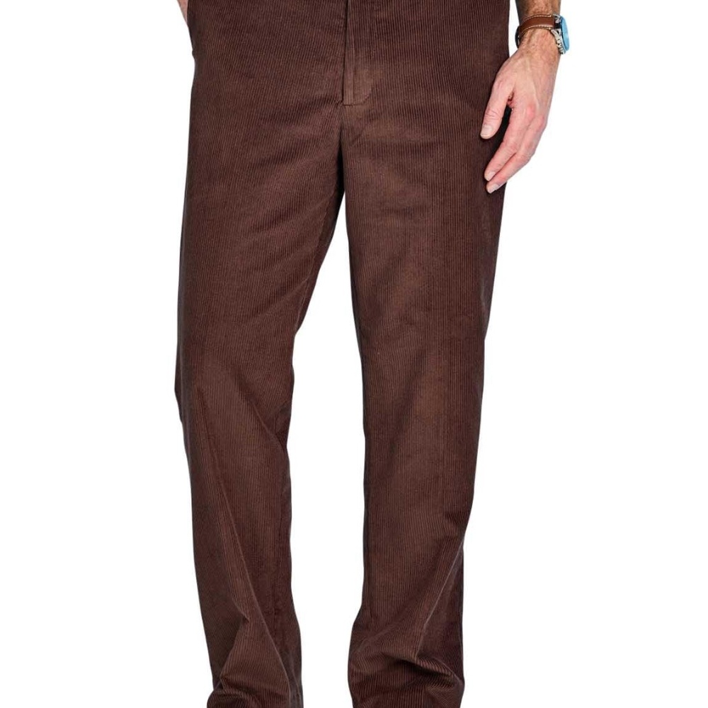 Chums Corduroy Trousers Pants Slacks Mens Brown Size 44W x 33L